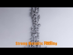 Lustrzane wykończenie Wodospad Rzeźba ścienna Dekoracja hotelu Abstrct