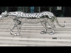 Rzeźba ze stali nierdzewnej