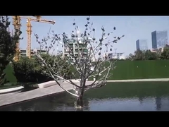 Rzeźba ze stali nierdzewnej