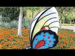 Rzeźba ze stali nierdzewnej