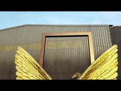 Rzeźba ze stali nierdzewnej